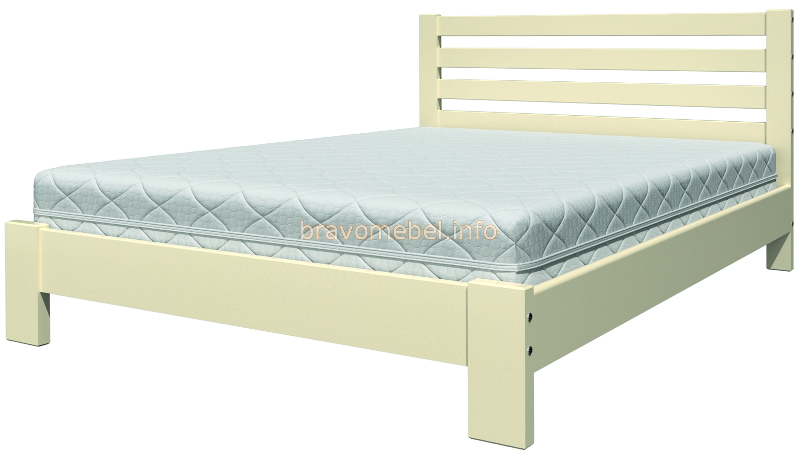 КРОВАТЬ ВЕРОНИКА СЛОНОВАЯ КОСТЬ
