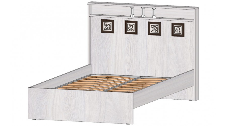 Коста-Рика Кровать 1200 анкор светлый