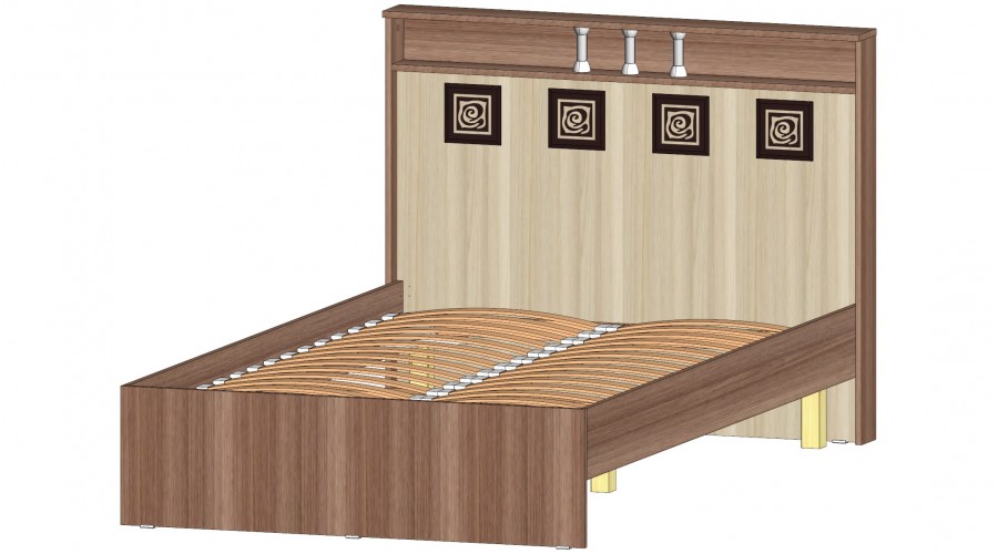 Коста-Рика Кровать 1200 ясень шимо